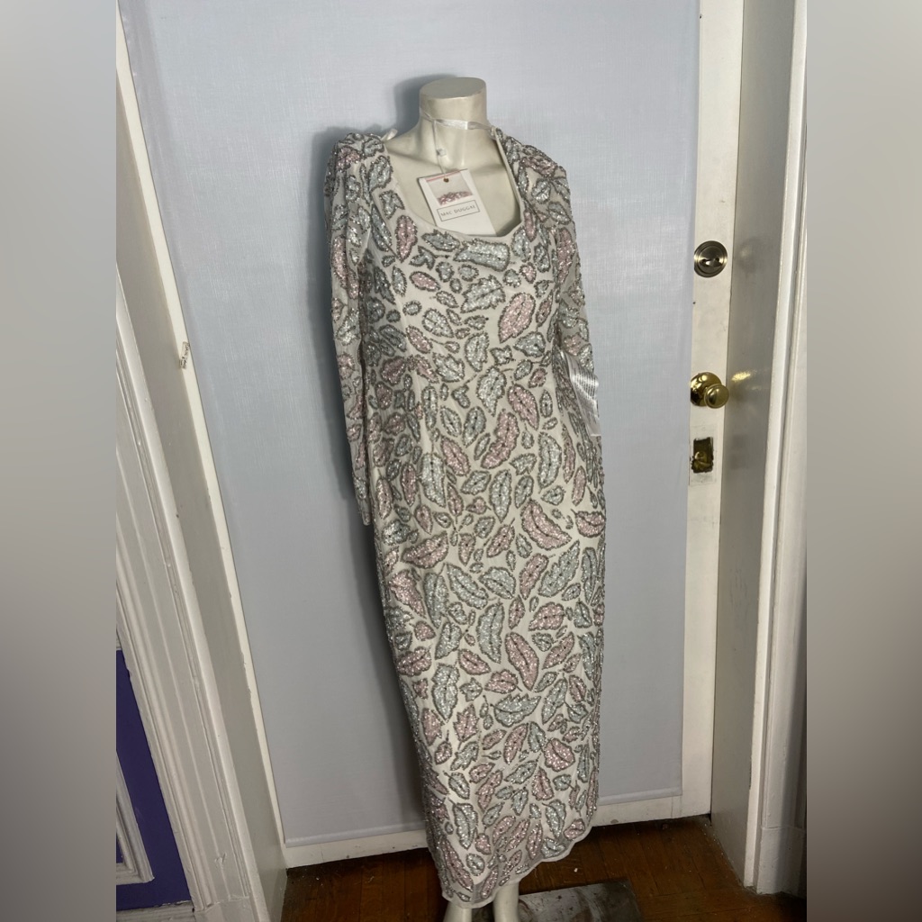 Mac Duggal Sequin Leaf Evening Gowns 10